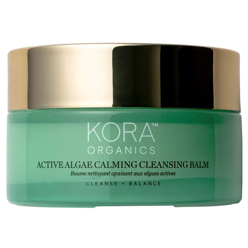 KORA Organics Baume Démaquillant Algues Actives – Nettoyant Visage Équilibrant, Format Voyage 30 ml