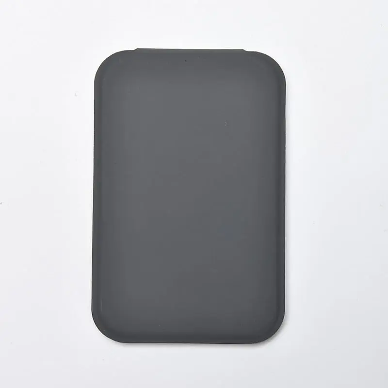 korutomi miroir de poche gris – ultra-fin et léger, étui PU, voyage et portabilité