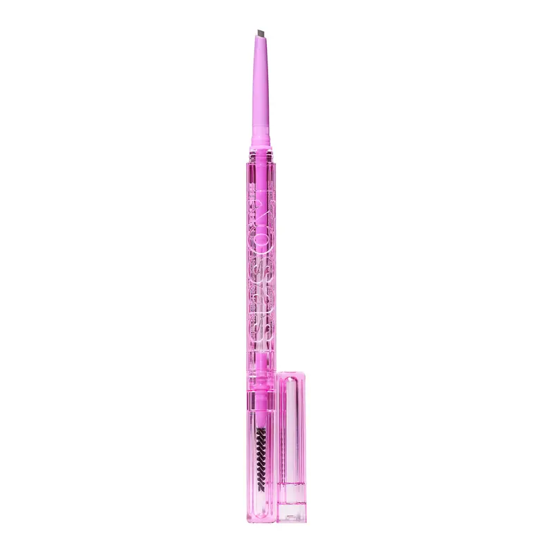 Kosas Brow Pop – Crayon sourcils double-face à pointe triangulaire, longue tenue et fini poils naturels – Gris