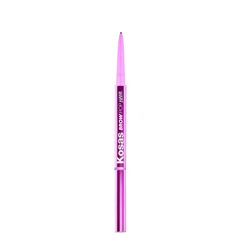 Kosas Brow Pop Nano - Crayon Sourcils 1 mm Ultra-Précis, Traits Poil Fins, Teintes Variées, Hypoallergénique