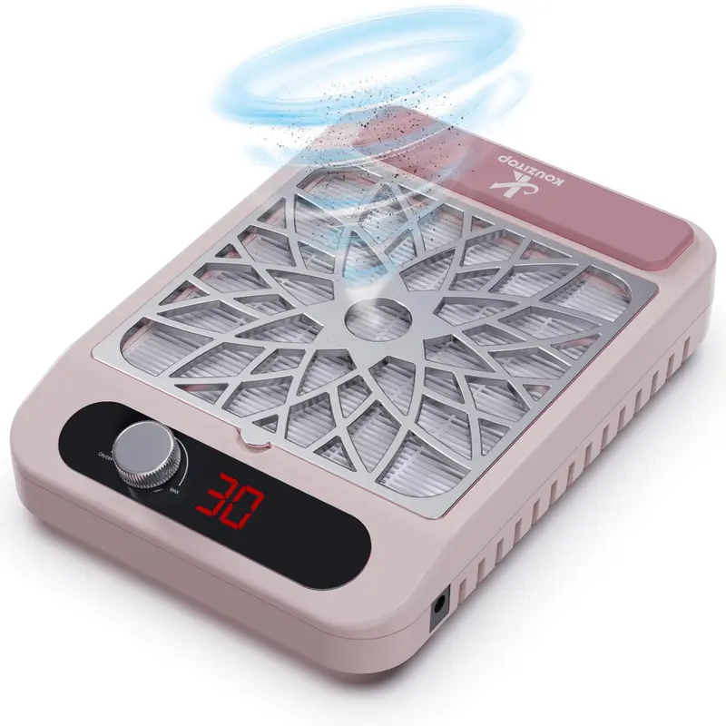 Kouzitop Collecteur de Poussière pour Ongles – Compact et Silencieux
