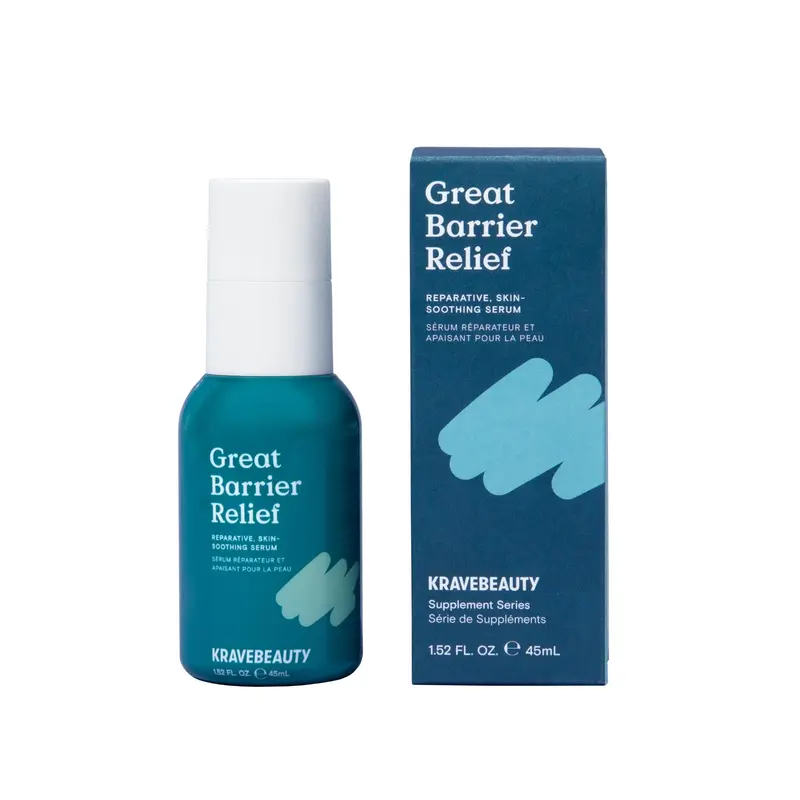 KraveBeauty Sérum Barrière Réparatrice – Tamanu, végane et sans cruauté, 44 ml