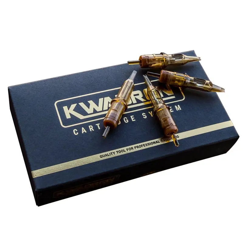Kwadron – Cartouches Aiguilles Tatouage, Boîte 20, Super Tight Liner Long Taper – 25/7RLLT – Précision Pro
