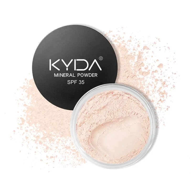 KYDA Poudre Minérale Translucide – SPF 35, Fini Floutant, 0,28 oz