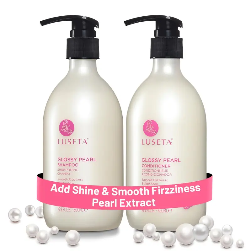 L Luseta Shampoing et Après-Shampoing Perle Brillante – Hydratation, Brillance et Anti-Frisottis