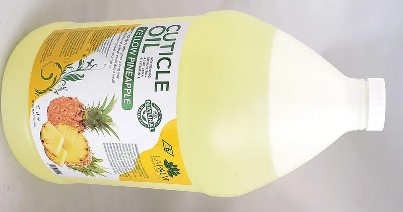 La Palm Huile Cuticule Ananas Jaune 3,8 L – Aloe Vera & Vitamine E