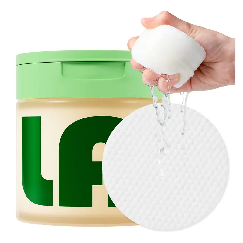 LABJD Tampons tonifiants et polissants pour le visage – Hydratants, ciblent taches et rides – mucine d'escargot, niacinamide, peptides et centella – 100 unités