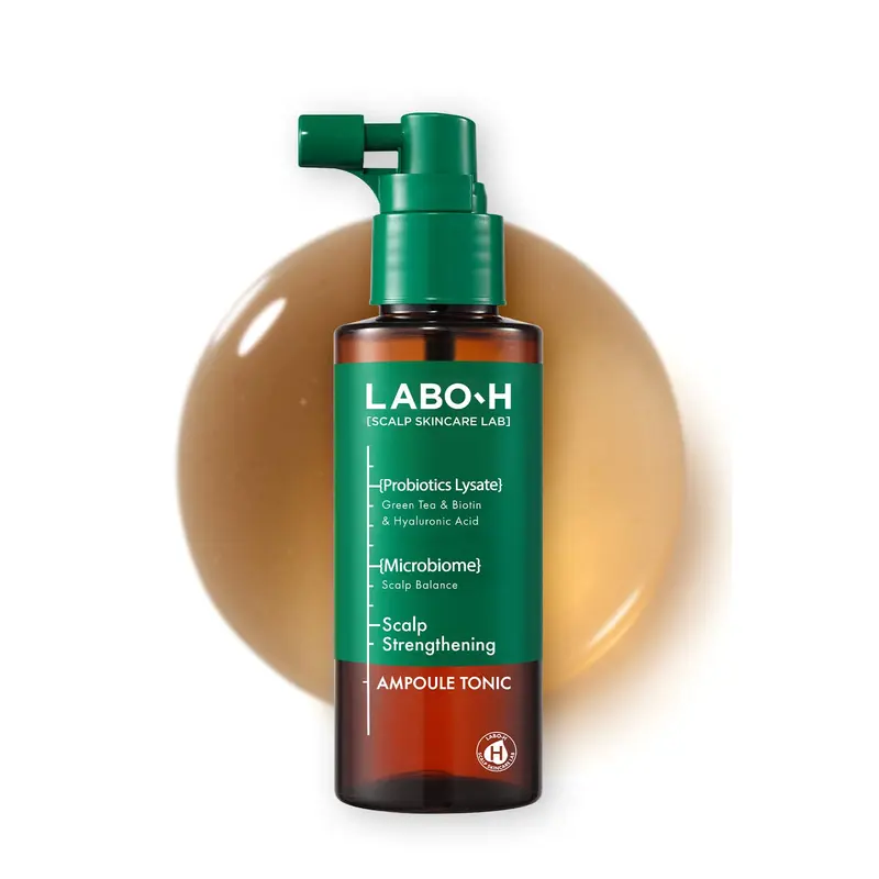 LABO-H Spray Fortifiant du Cuir Chevelu pour la Croissance – Sérum Végan, Menthe & Romarin, Sans sulfates, 100 ml