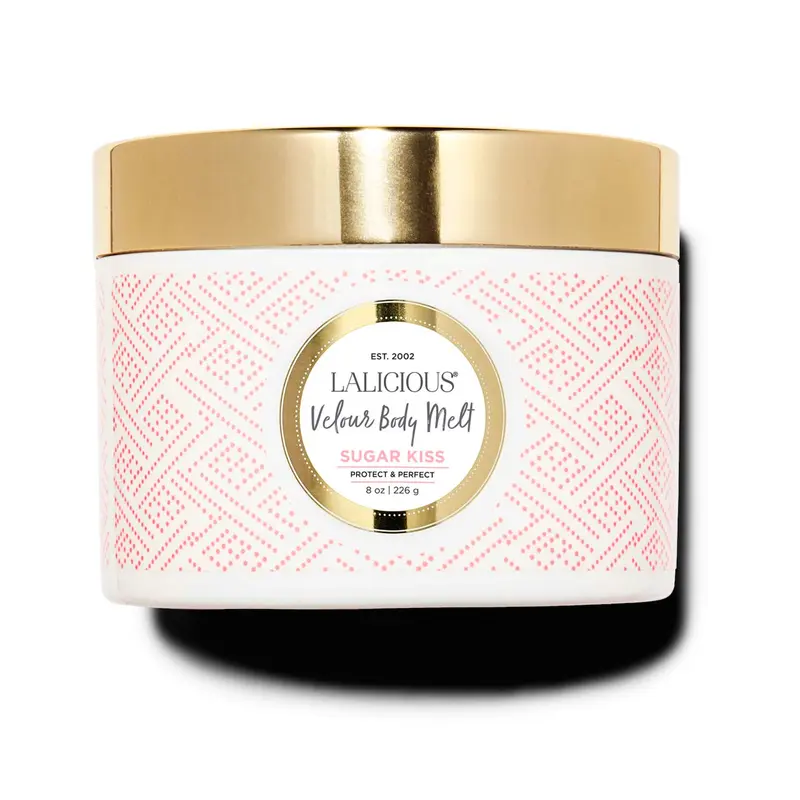 LaLicious Sugar Kiss Velour Body Melt – Gel qui se transforme en huile nourrissante (8oz) pour peau hydratée et soin rasage