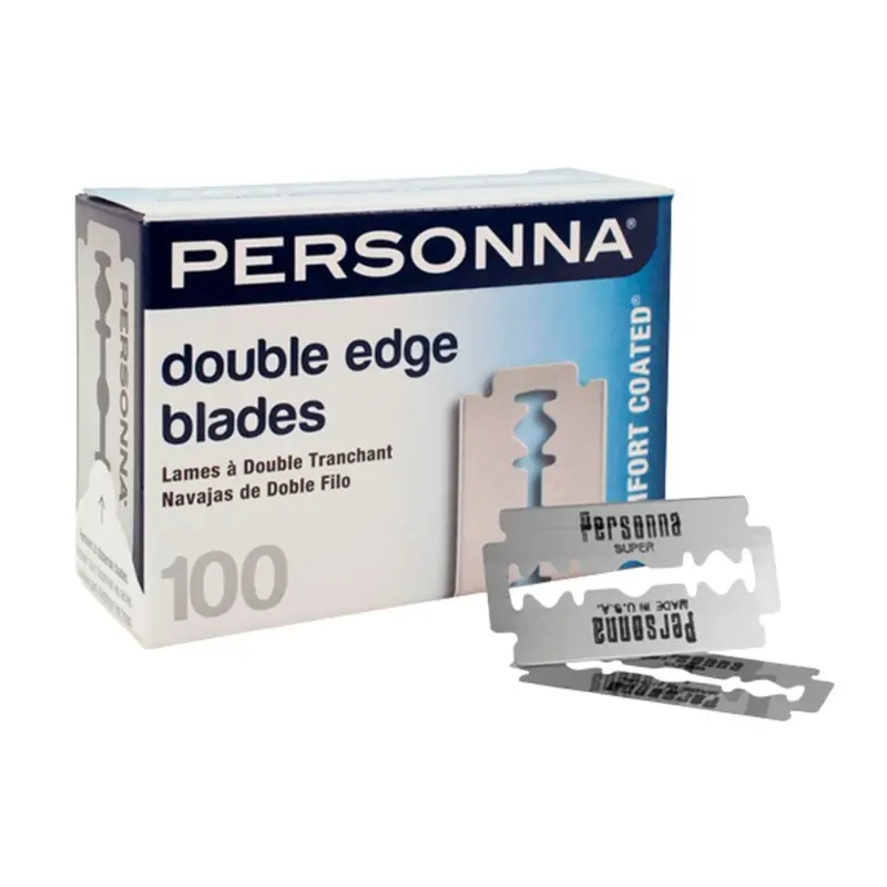 Lames double-tranchant Personna en inox – 100 pièces | AccuTec (60-0257-NUPC)