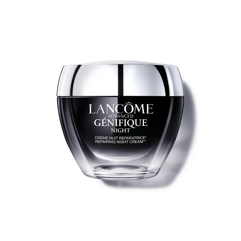 Lancôme Advanced Génifique Night Cream – Répare la barrière cutanée pendant la nuit | Bifidus Prébiotique, Acide Hyaluronique & Triple Céramide - 50 ml
