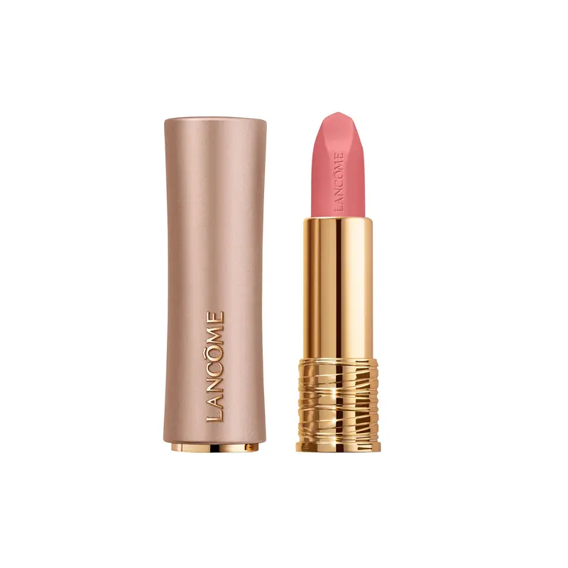 Lancôme L'Absolu Rouge Intimatte Hydratant — Rouge velouté, fini doux-matte, confort jusqu'à 12h, 8 teintes nude