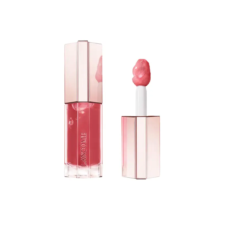 Lancôme Lip Idôle JuicyTreat Huile-Gloss – Hydratation 24H et Brillance Instantanée – Nude Idôle 33