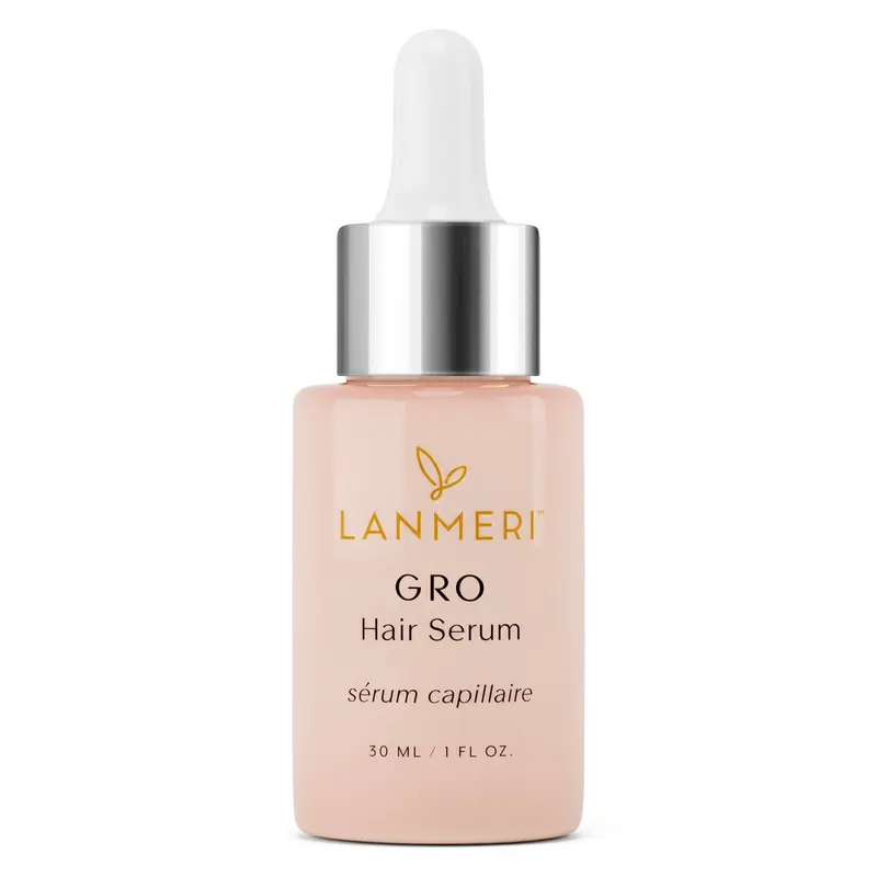 Lanmeri Sérum Vegan Croissance Cheveux – Cuir Chevelu Sain, Cheveux Plus Épais en 90 Jours