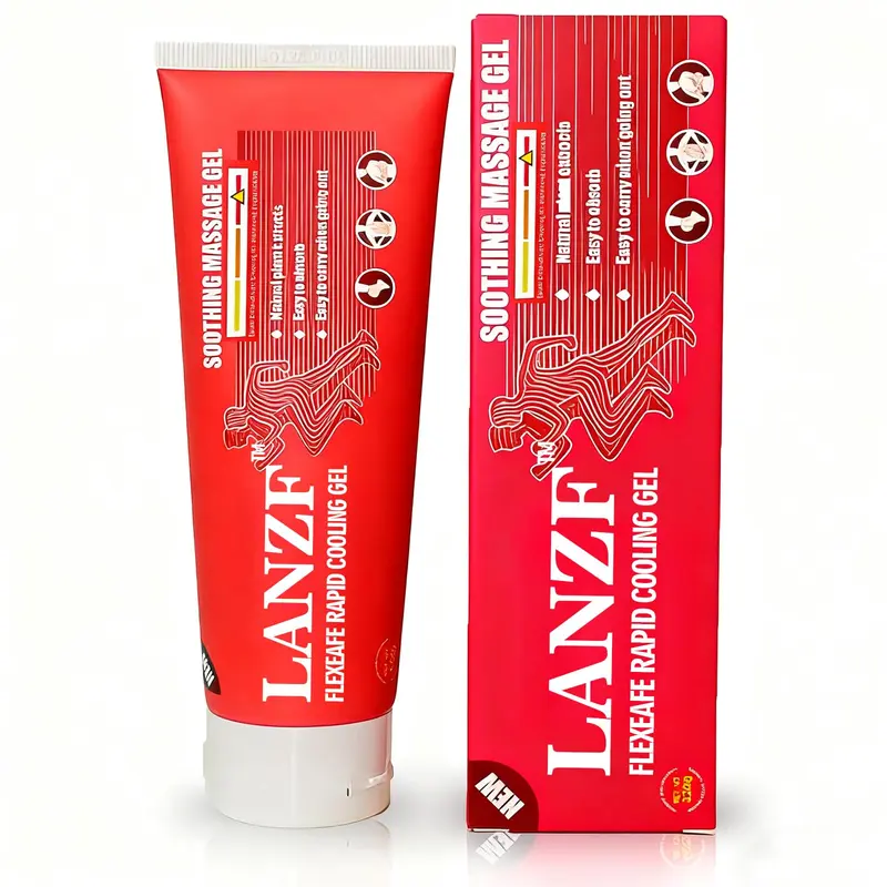 LANZF Gel pour les articulations – Gel de massage apaisant et absorption rapide (125 ml)