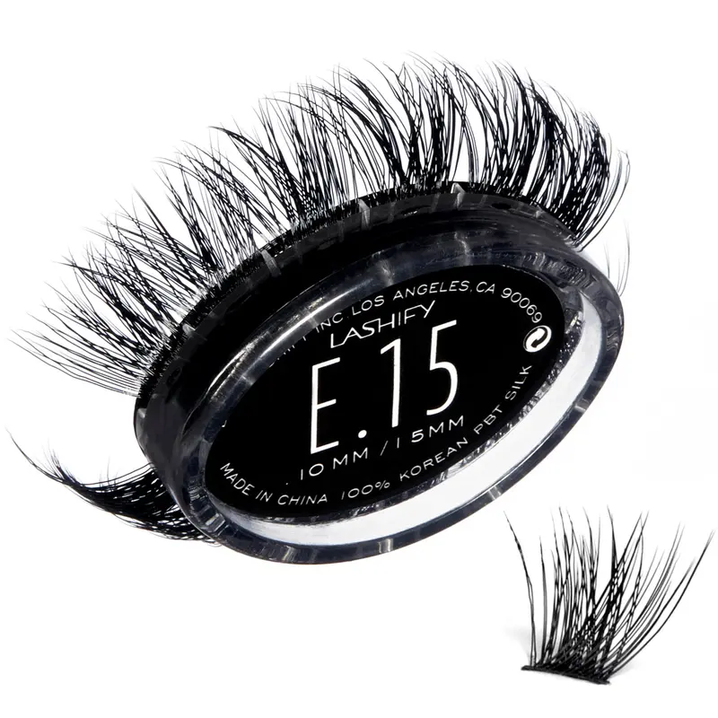 Lashify Extreme 15mm Gossamer Refill – Extensions à faire soi-même Noires pour un Volume Extrême
