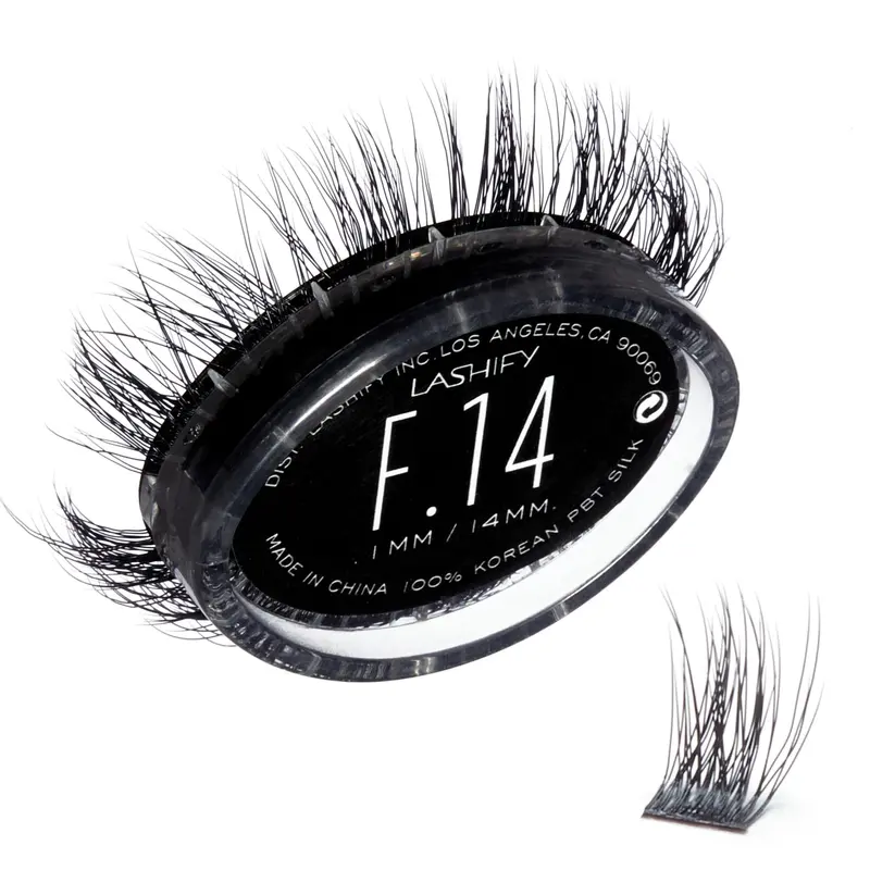 Lashify Fluffy 14mm Gossamer Remplissage Noir – Faux-Cils à faire soi‑même