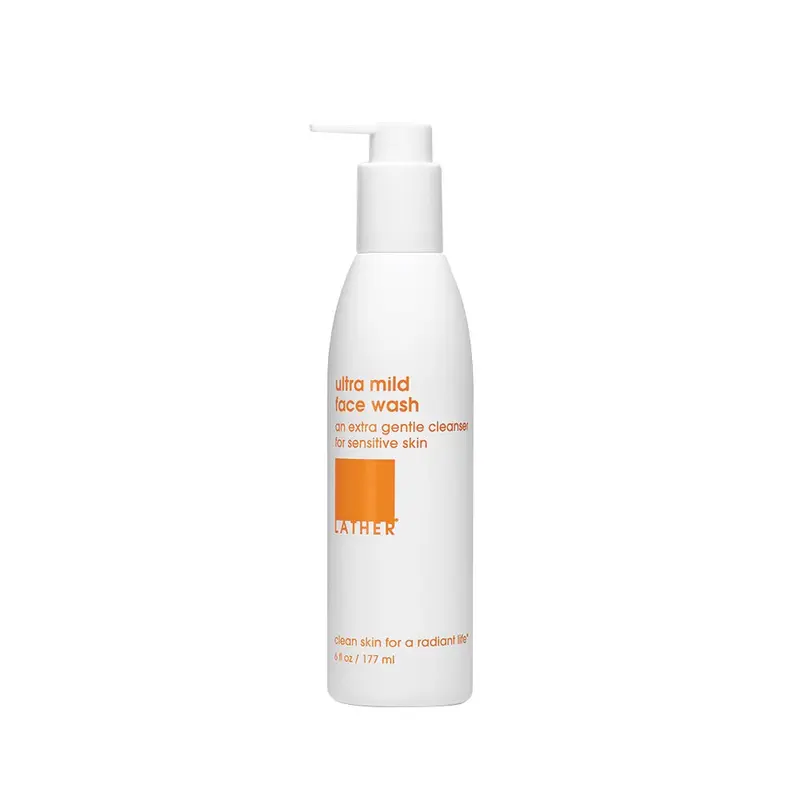 LATHER Nettoyant Visage Ultra-doux Hydratant pour Peau Sensible (177 ml)