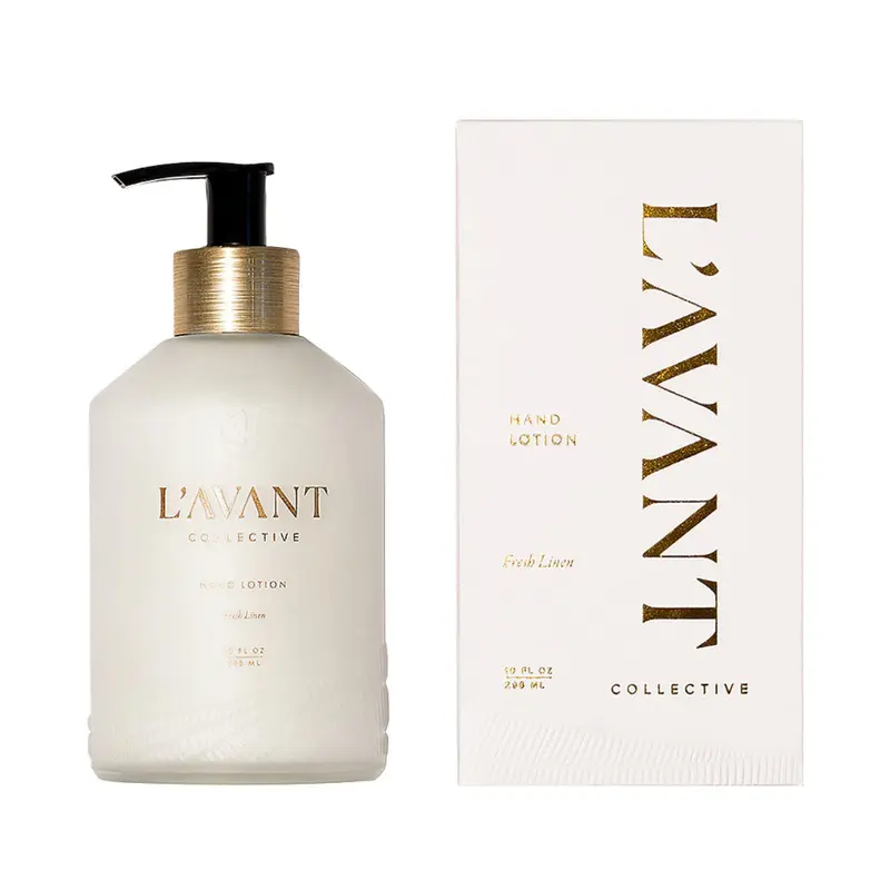 L'AVANT Collective Luxury Hand Lotion – Crème hydratante pour mains, parfum frais et léger, 10 oz