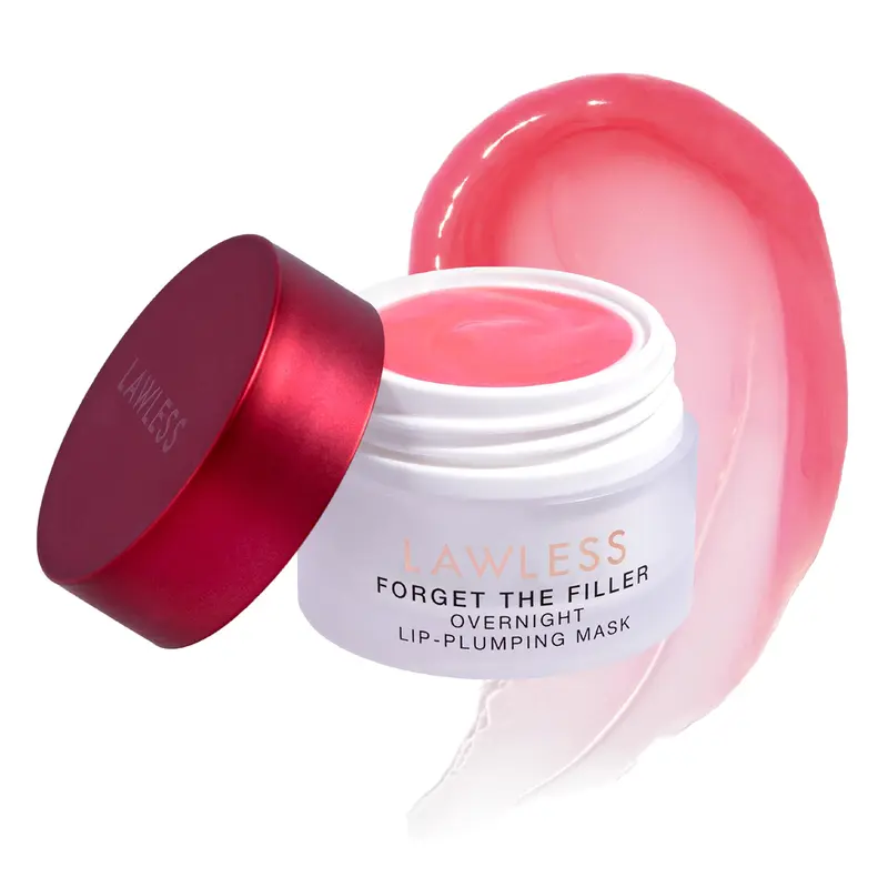 LAWLESS Forget the Filler Lip Mask – Cerise Vanille | Soin Lèvres Nocturne Hydratant et Repulpant