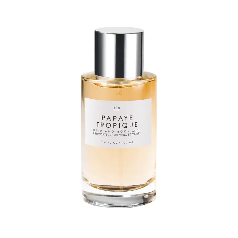 Le Monde Gourmand Papaye Tropique – Brume cheveux et corps 100 ml – Notes florales, fruitées et santal