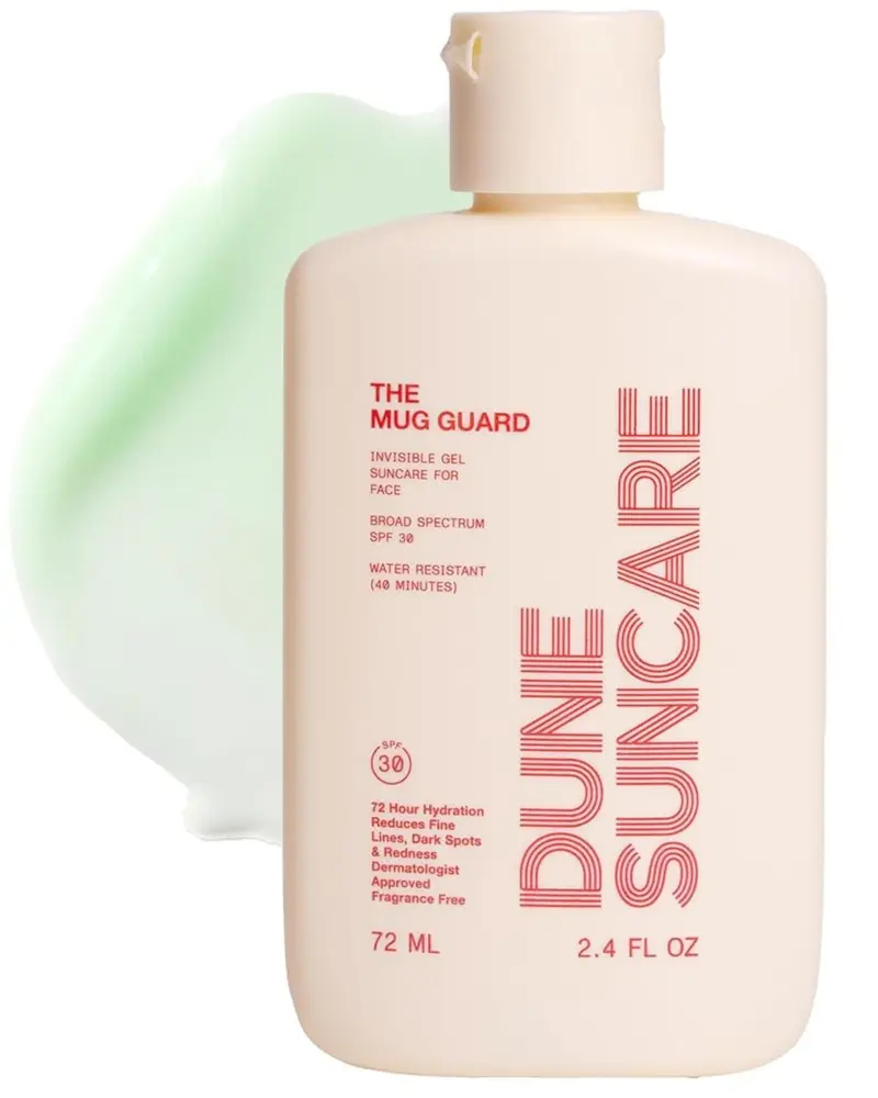 Le Mug Guard Gel Solaire Visage SPF 30 – Hydratation 72h, Sans Parfum, Reef Safe | DUNE SUNCARE