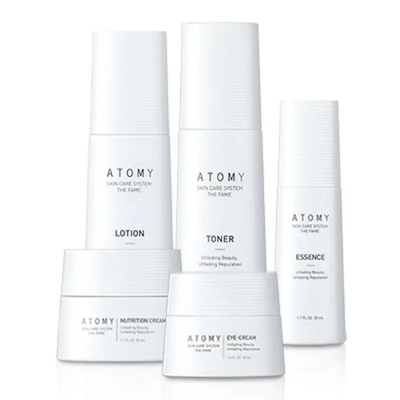 Le Système Soin Fame – 1 Ensemble de 5 soins coréens (Lotion, Tonique, Essence, Crème Yeux, Crème Nutrition) | Bola Nymphea