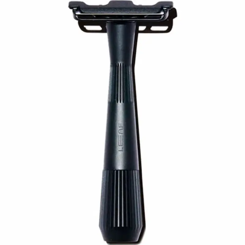 Leaf Shave Rasoir Twig – Rasoir tout métal, lame unique et charge magnétique