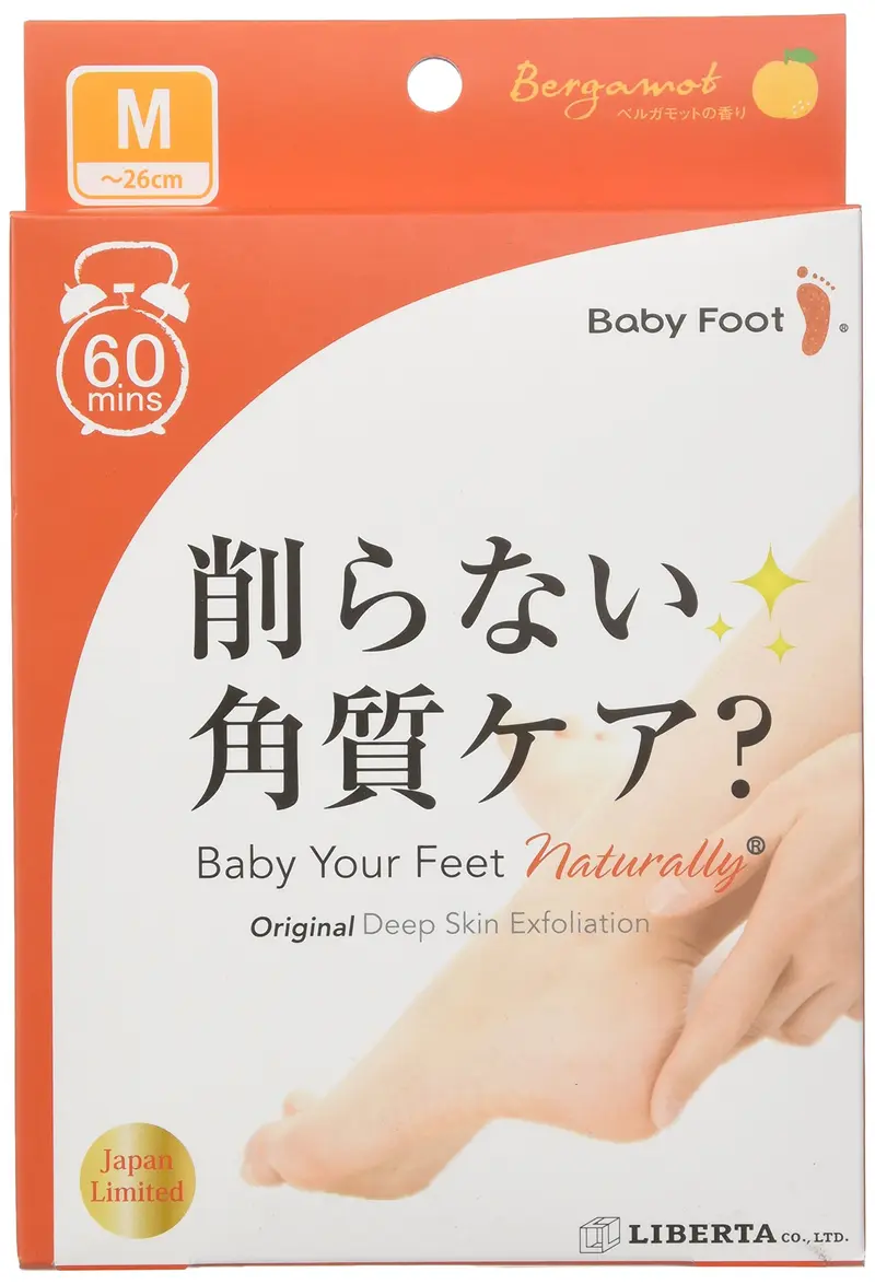 Liberta Baby Foot Japan – Masque Exfoliant Pieds 60 Minutes