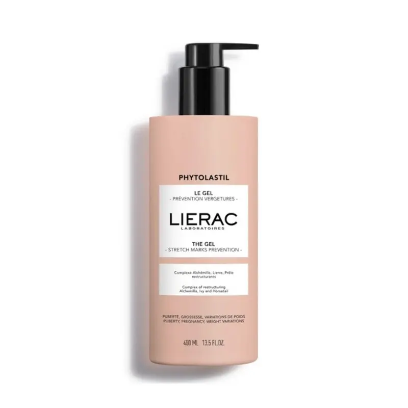 Lierac Phytolastil Gel Prévention Vergetures – Hydratation, Sans Parfum, 400 ml