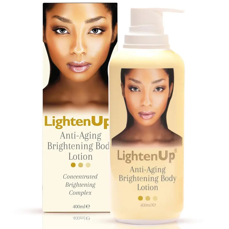 LightenUp Lotion Corps Anti-Âge 400 ml – Éclaircissante à l’Huile d’Argan et Beurre de Karité | OMIC Lighten-Up