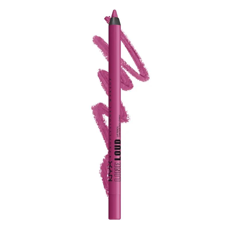 Line Loud Lip Liner NYX PROFESSIONAL MAKEUP – Crayon lèvres longue tenue Hottie Hijacker (Bleu Rose Chaud)