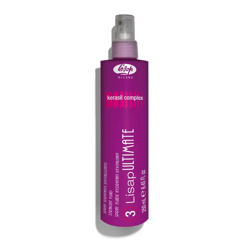 Lisap Protection Thermique Capillaire – Spray fluide anti-frisottis hydratant, pour tous types de cheveux, 250 ml