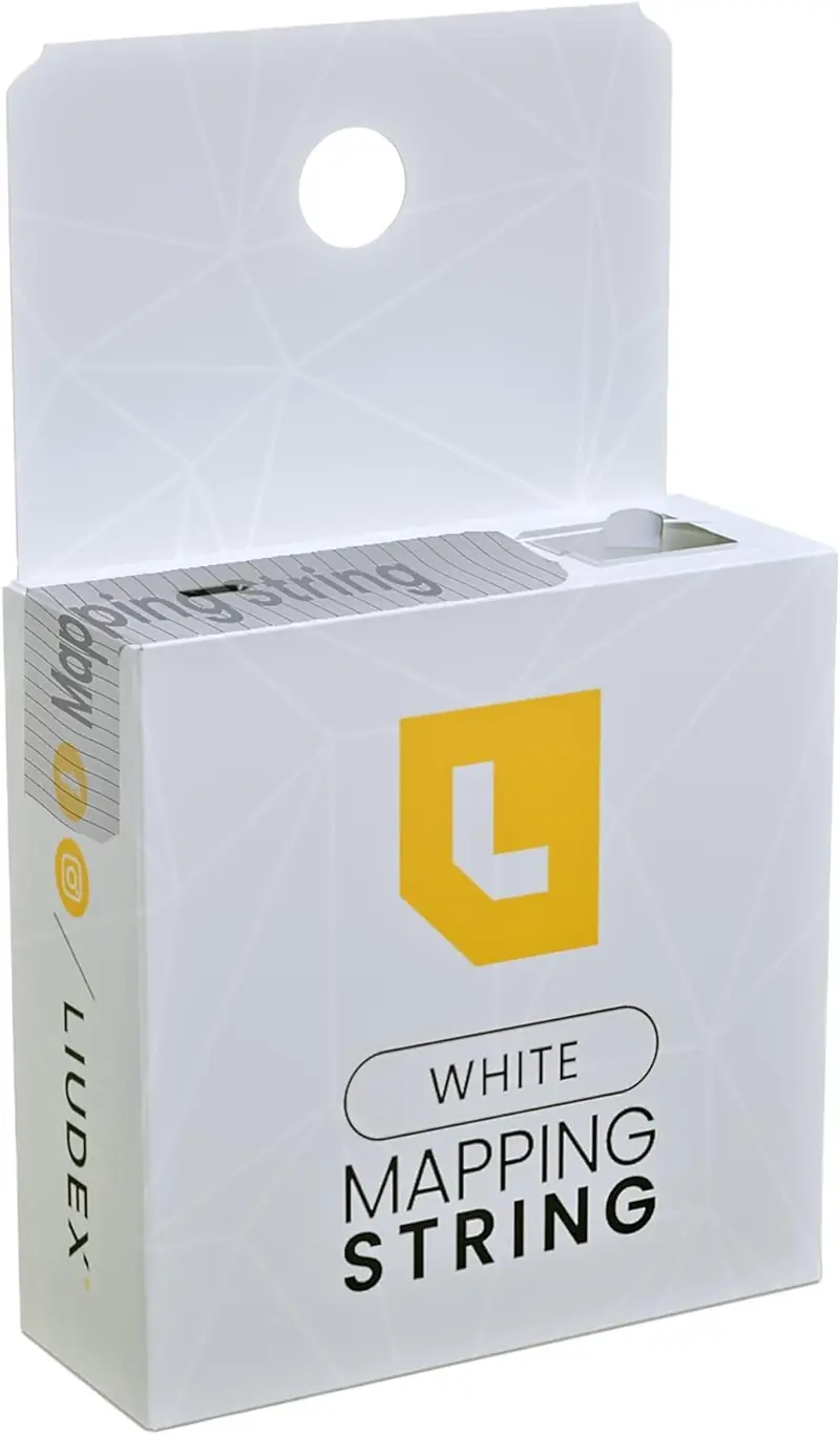 LIUDEX - Fils de marquage sourcils pré-encre blanc | Outil précis pour microblading et épilation