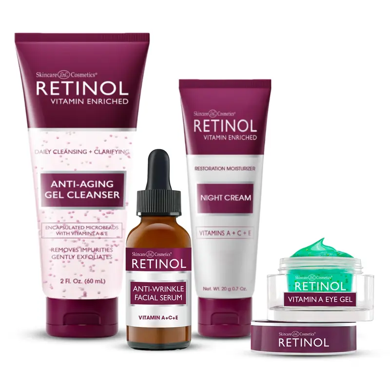 LIVAURA Retinol – Kit de démarrage anti-âge Original, formats mini pour voyage