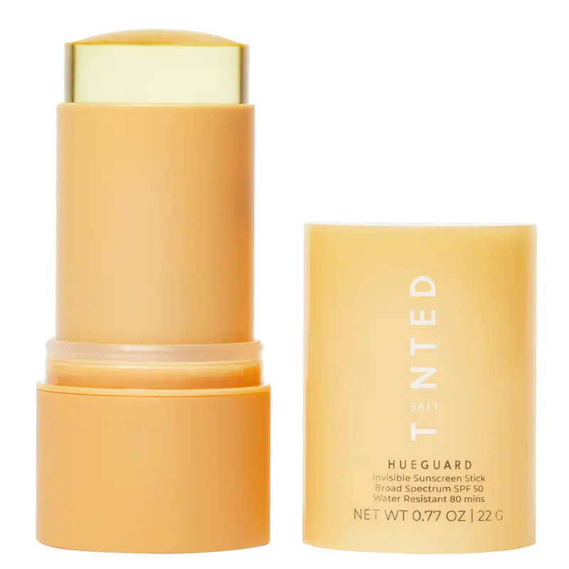 Live Tinted Hueguard Stick Solaire Invisible SPF 50 — Sans Film Blanc, Résistant à l'eau, Teinté et Hydratant (0,77 oz / 22 g)