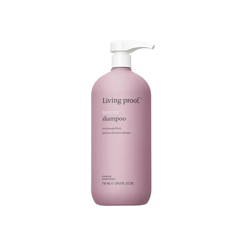 Living Proof Shampoing Restore – répare et renforce, brillance pour tous types de cheveux, 24 oz (≈710 ml)