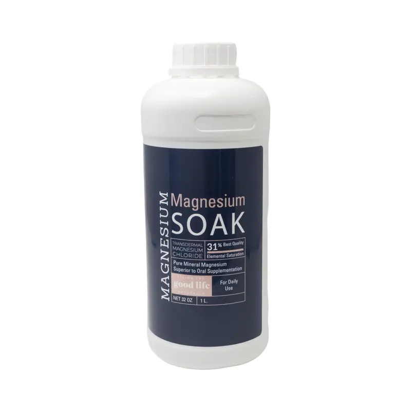 Living the Good Life Naturally - Bain au Magnésium Zechstein Pur Transdermal, 32oz