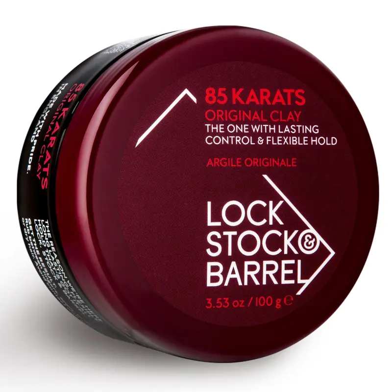 Lock Stock & Barrel 85 Karats Original Clay – Pâte coiffante pour hommes 100 g
