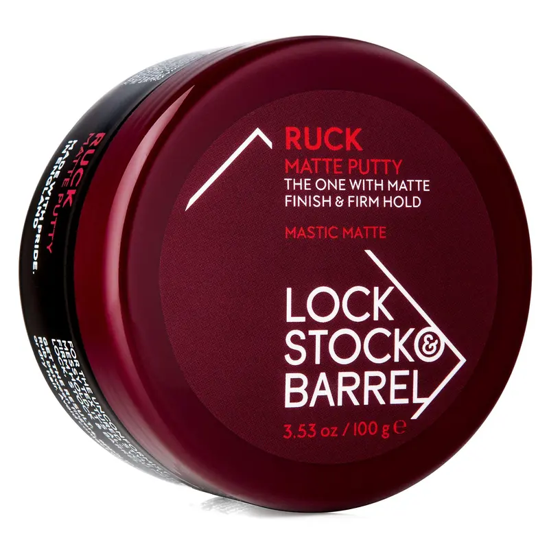 Lock Stock & Barrel Ruck Matte Putty – Pâte Matte 100 g pour Cheveux Masculins