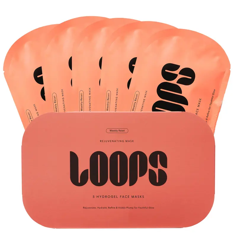 LOOPS Rituel Hebdomadaire – Masques Hydrogel Visage