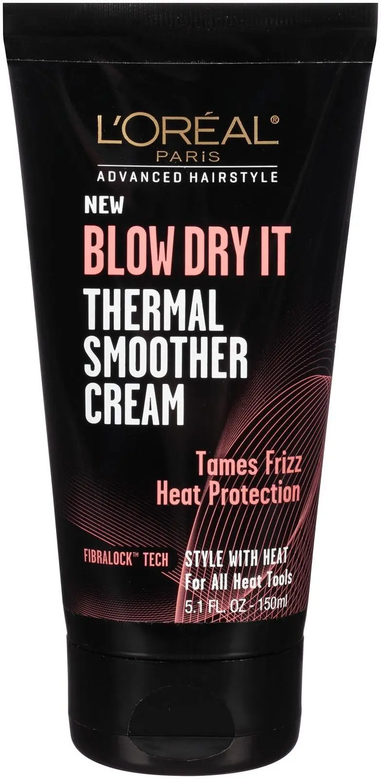 L’Oréal Paris Crème Thermique Lissante pour Coiffage Avancé – Séchage, 150 ml (5,1 oz)