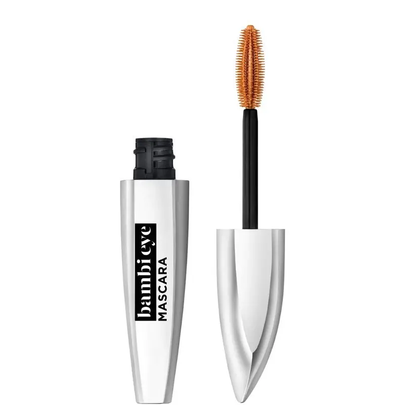 L’Oréal Paris Mascara Bambi Eye Lavable – Volume Durable, Noir-Brun, 0,28 oz