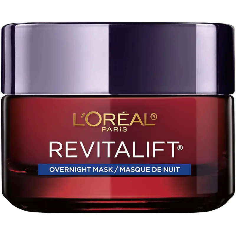 L’Oréal Paris Revitalift Triple Power Masque Nuit Anti-Âge – Pro-Retinol, Acide Hyaluronique et Vitamine C, 50 ml
