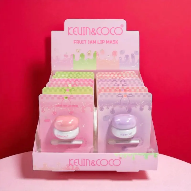 Lot de 12 - Fruit Jam Lip Mask Kevin & Coco KC247837