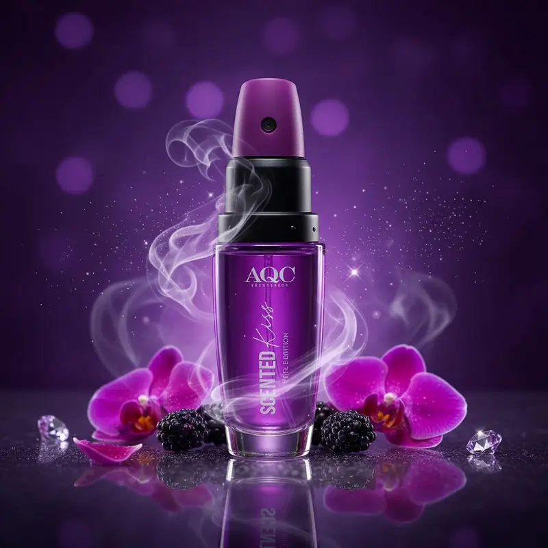 Lot de 12 - Parfum Scented Kiss Purple Edition - 44142 - AQC Fragrances