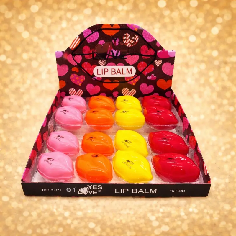 Lot de 16 Pièces - Baume à Lèvre Bouche - 0377/01 - Yes Love