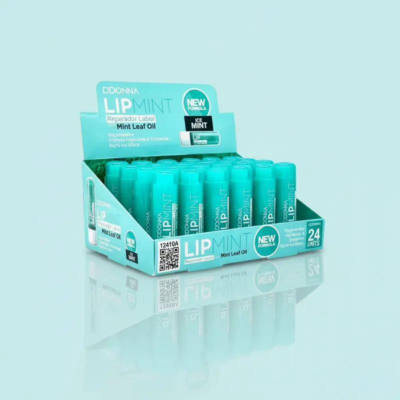 Lot de 24 Pièces - Baume à Lèvre à La Menthe - 12410A - D’donna