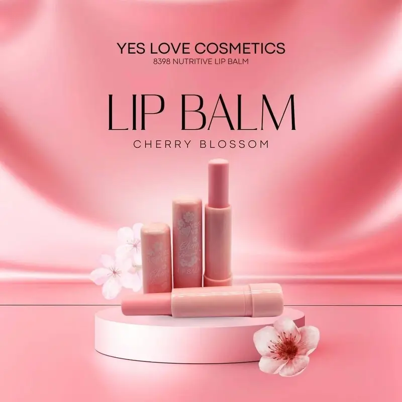 Lot de 24 Pièces - Baume à Lèvres Fleur de Cerisier - 8398A  - Yes Love