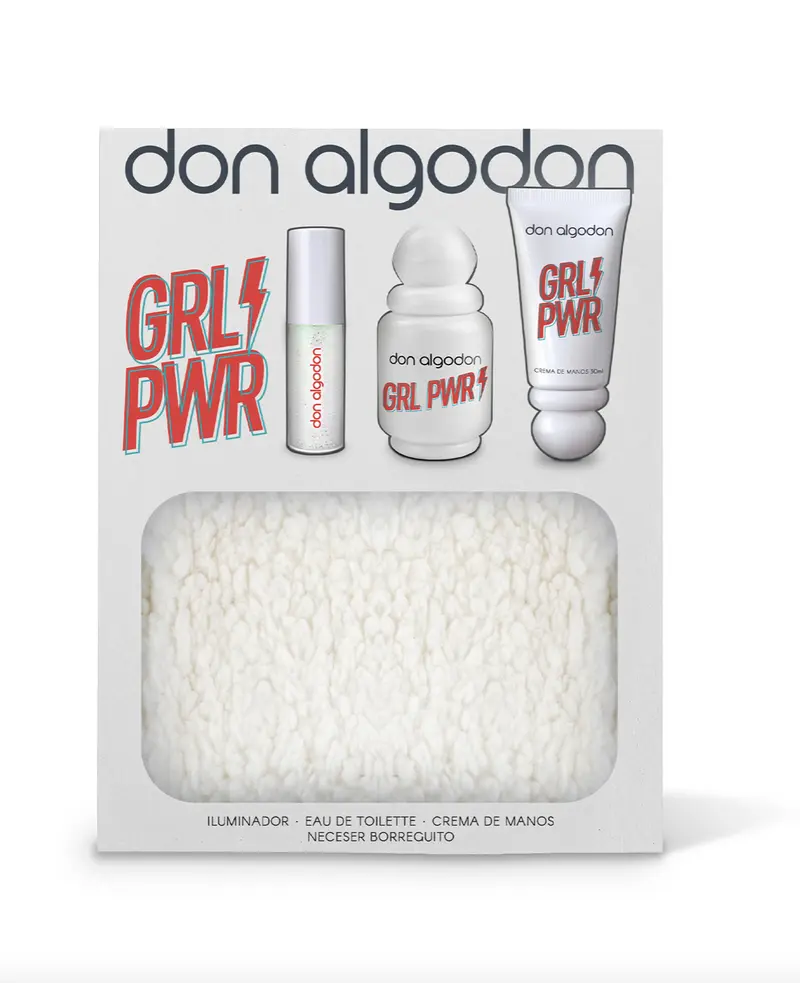 Lot de 3 coffret parfum don algodon pour femme girl power